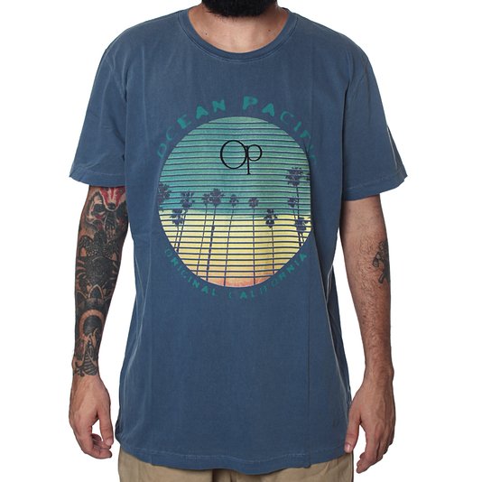 Camiseta Ocean Pacific Original Cali Azul Marinho