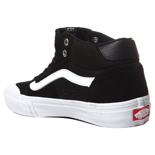 Tênis Vans Style 112 Mid Pro Preto/Branco