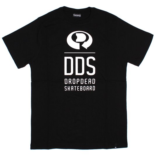 Camiseta Drop Dead Infantil DDS Logo 2 Preto