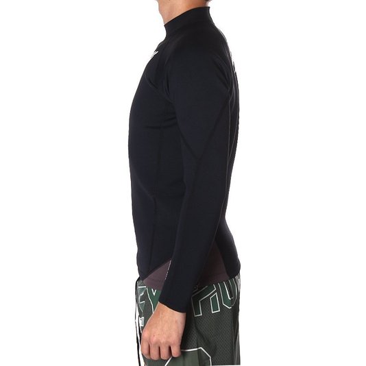 Jaqueta Mormaii Neoprene 1.0MM Snap Manga Longa Preto/Chumbo