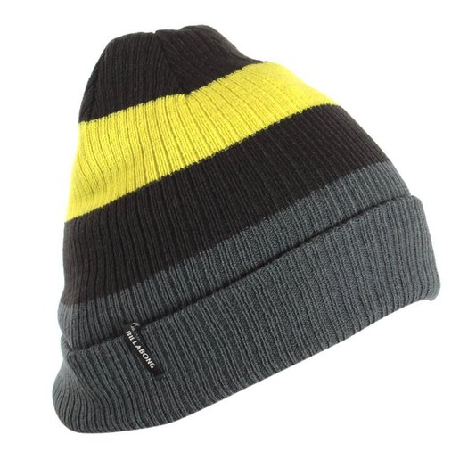 Gorro Billabong Slice Reversible Chumbo/Amarelo
