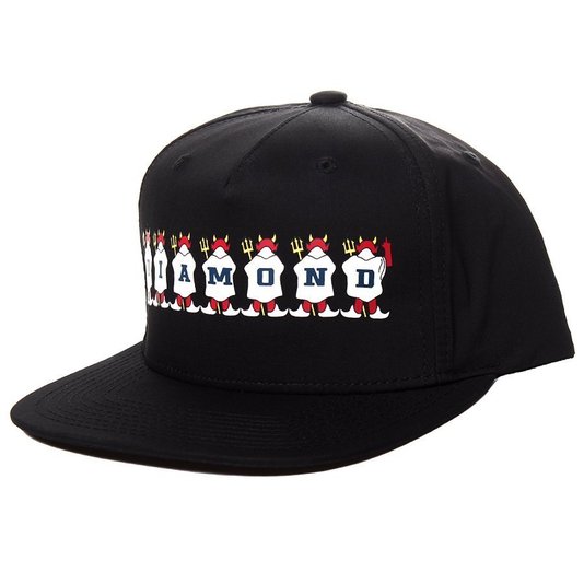 Boné Diamond Diablo Preto