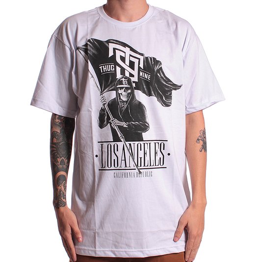 Camiseta Thug Nine California Republic Branco