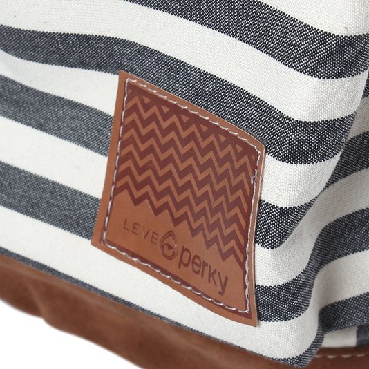 Mochila Perky Dark Navy Creme/Marrom