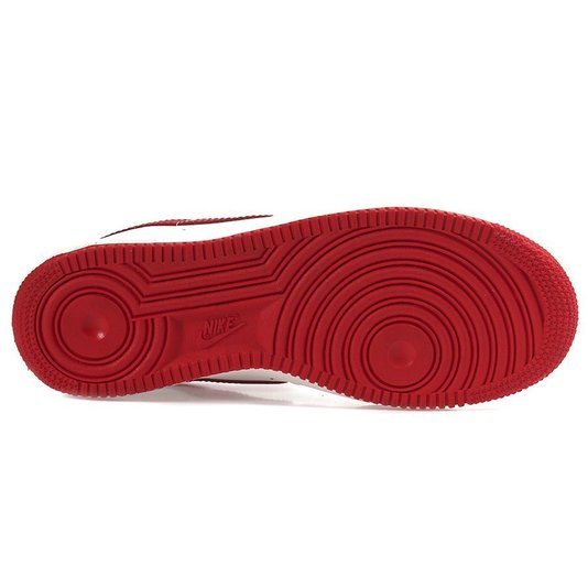 Tênis Nike Air Force I Low Retro Branco/Vermelho