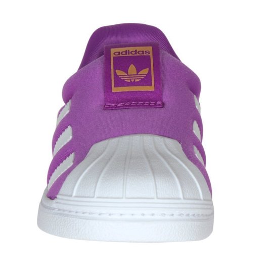 Tenis Adidas Superstar 360 Infantil Roxo/Branco