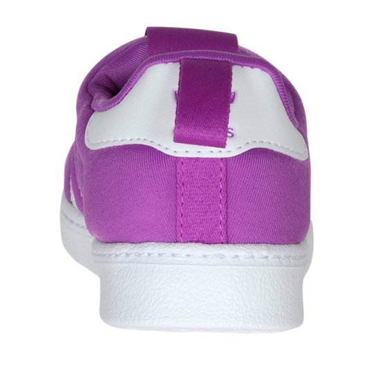 Tenis Adidas Superstar 360 Infantil Roxo/Branco
