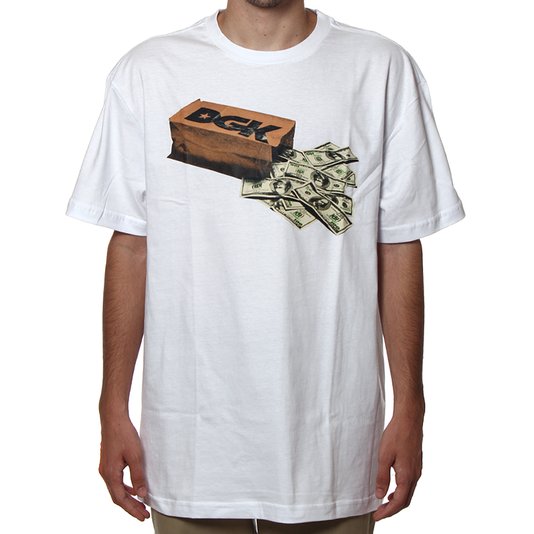 Camiseta DGK Money Bag Branco