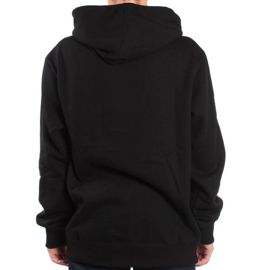 Moletom Globe Red Logo Preto