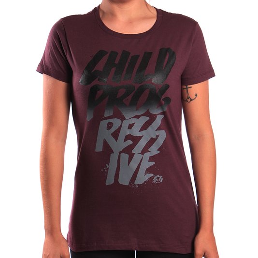 Camiseta Child Posca Vinho