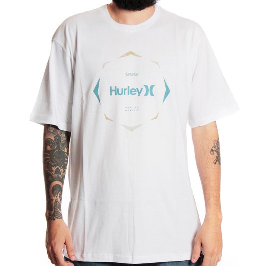 Camiseta Hurley Collide The Sky Branco