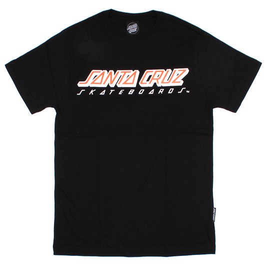 Camiseta Santa Cruz Classic Stripe Preto