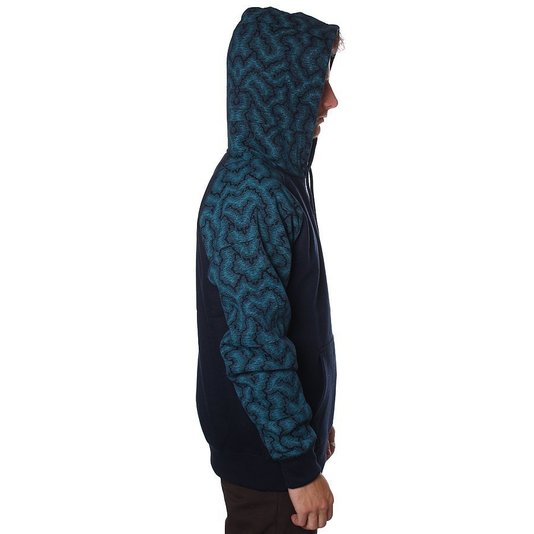Moletom O´neill Air Mountains Raglan Azul Marinho