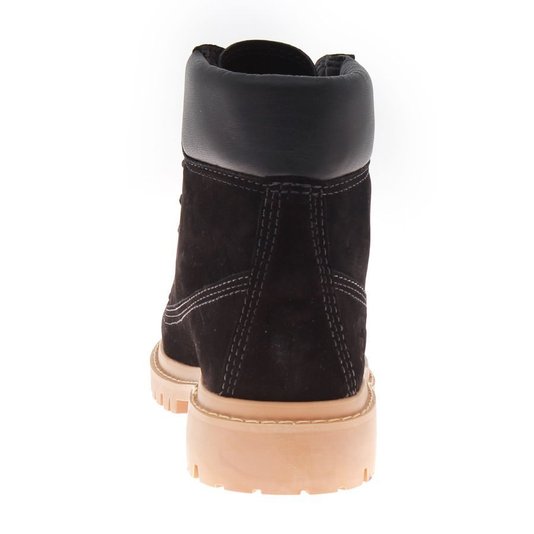 Bota Qix Coturno Double-G  Preto/Marrom