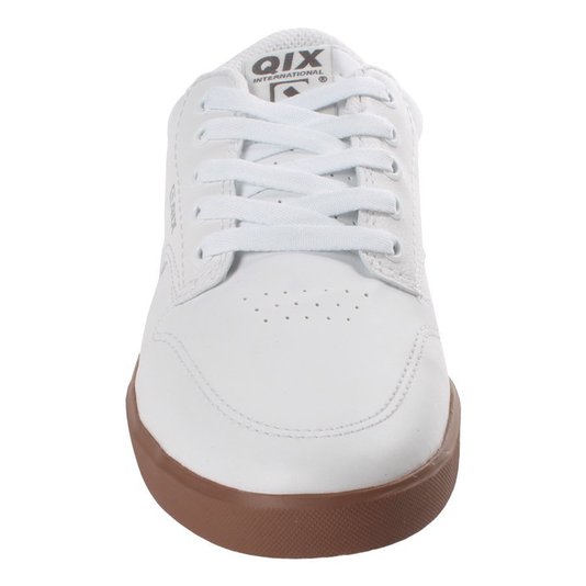 Tênis Qix Base Branco/Marrom