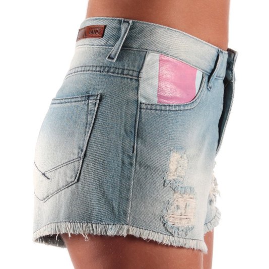 Shorts Vans Jaymee High Waisted Azul