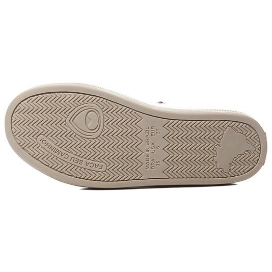 Tênis Perky Cano Alto Cotton Creme/Marrom