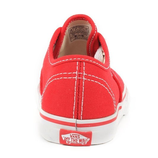 Tênis Vans Authentic Infantil Vermelho