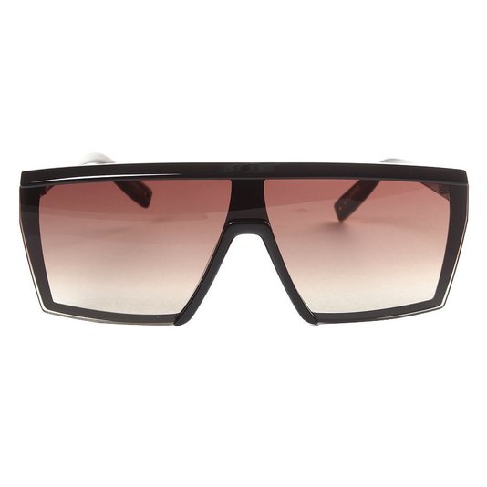 Óculos Evoke Futurah WD01 Wood Gradient Preto/Marrom/Dourado