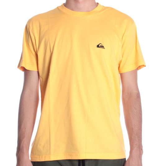 Camiseta Quiksilver Active Check Amarelo