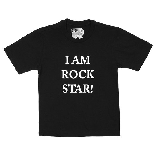 Camiseta Rock City Infantil I Am Rock Star Preto