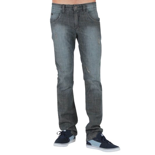 Calça New Skate Slim Stop Azul
