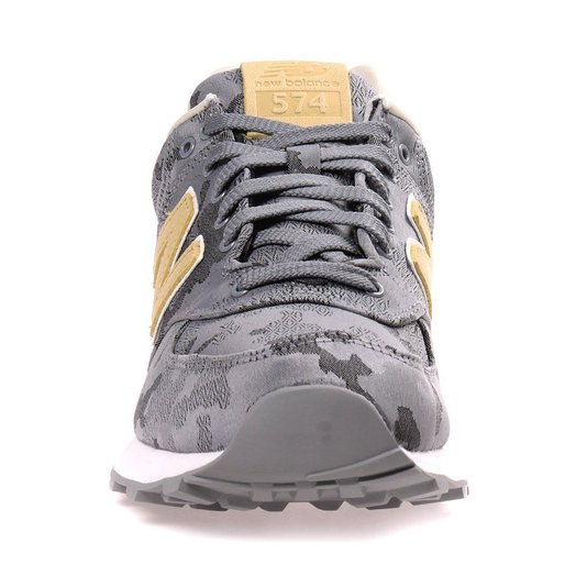 Tênis New Balance 574 Classics Tradicional Cinza Camuflado