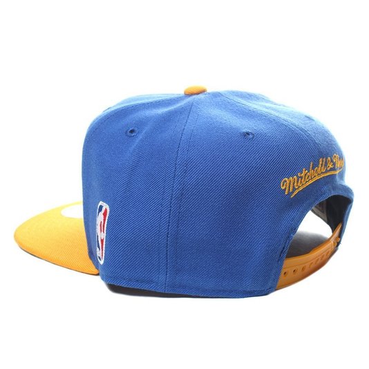 Boné Mitchell & Ness Golden State Warriors Aba Reta Azul