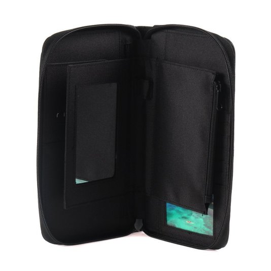 Carteira Rip Curl Travel Arizona Preto/Vermelho/Azul