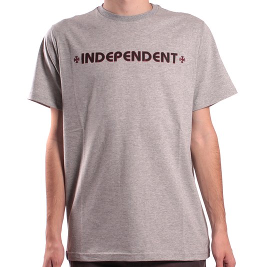 Camiseta Independent Bar Logo Cinza Mescla