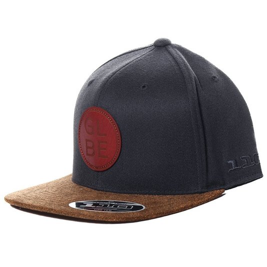 Boné Globe Back Suede Chumbo