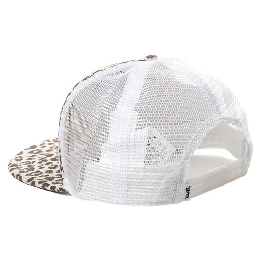 Boné Vans Beach Bound Trucker Leopard Branco/Leopardo