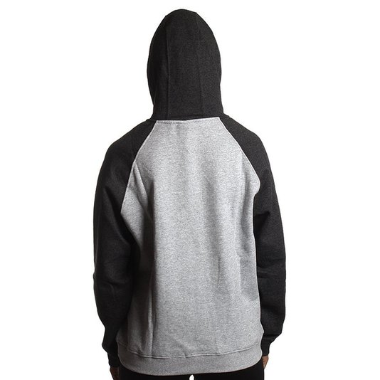 Moletom Volcom Round Stone Cinza Mescla