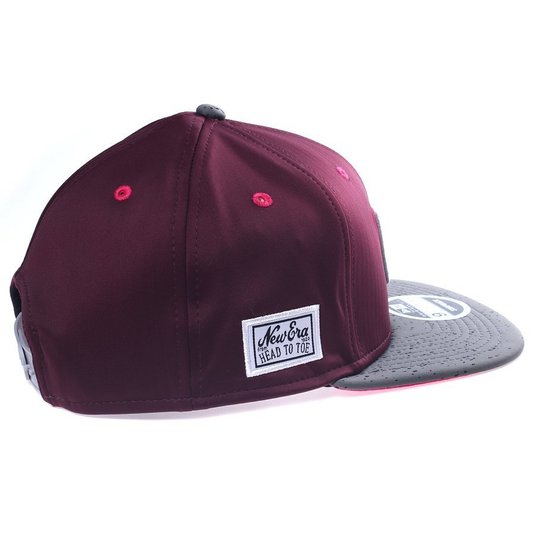 Boné New Era Oreo Bordo/Cinza/Rosa