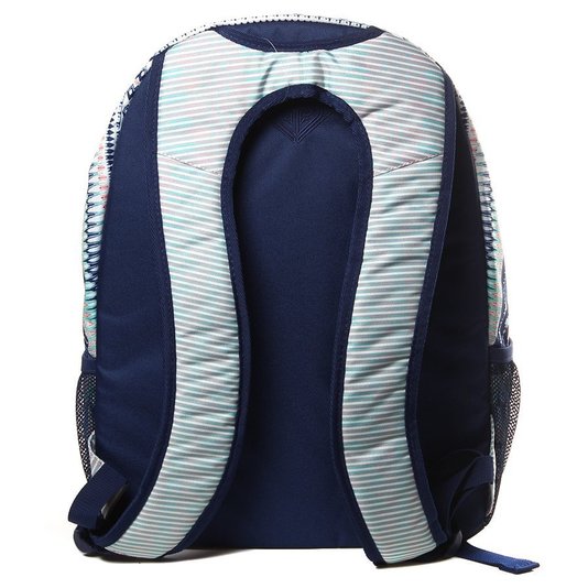 Mochila Roxy Shadow Sweel Verde Água/Rosa/Azul