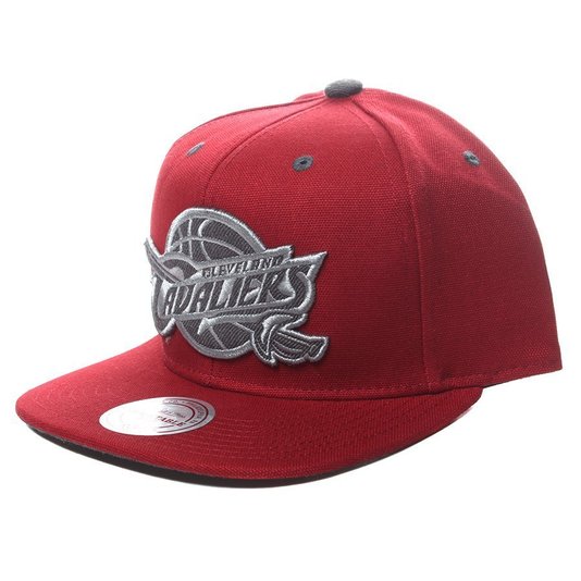 Boné Mitchell & Ness Cleveland Cavalers Vermelho/Cinza