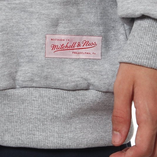 Moletom Mitchell & Ness Careca Brande Mescla