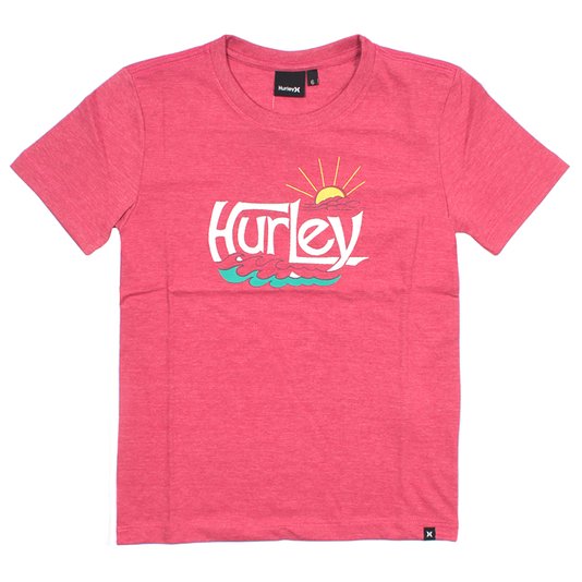 Camiseta Hurley Sunny Dayz Vermelho Mescla