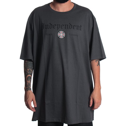 Camiseta Independent Big Gothic Chumbo