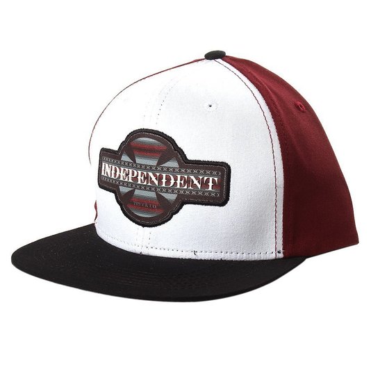 Boné Independent Border Branco/Vermelho