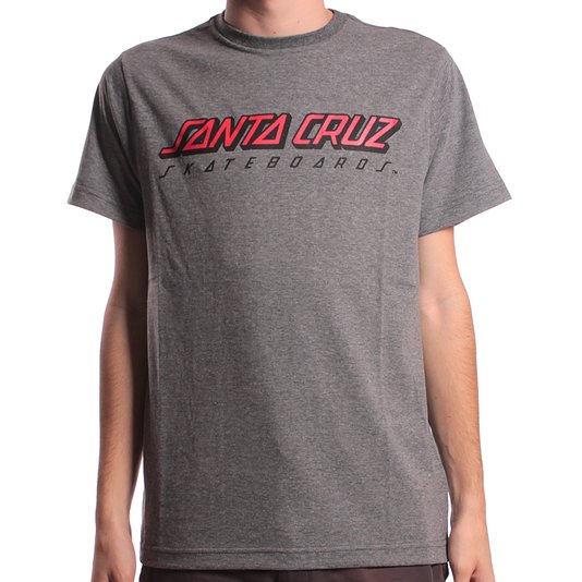 Camiseta Santa Cruz Classic Stripe Mescla Escuro