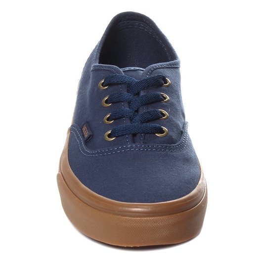 Tênis Vans Authentic Azul Marinho/Marrom/Dourado