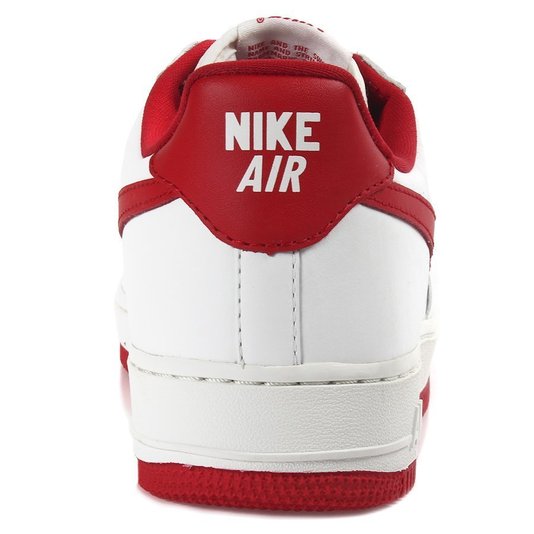 Tênis Nike Air Force I Low Retro Branco/Vermelho