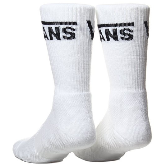 Meia Vans Skate Crew Cano Longo Branco