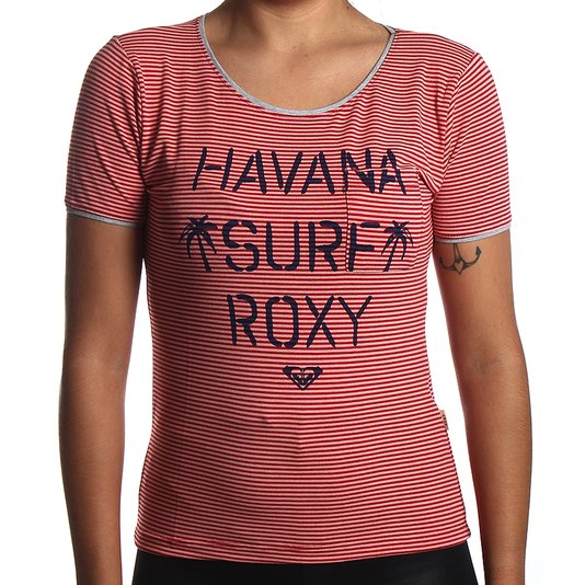 Camiseta Roxy Havana Surf Vermelho
