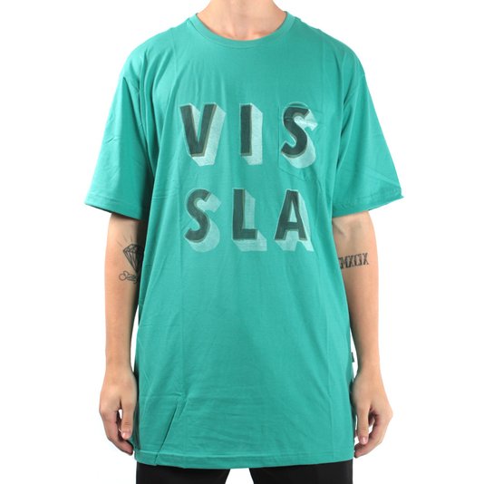 Camiseta Vissla Stacked Verde Agua