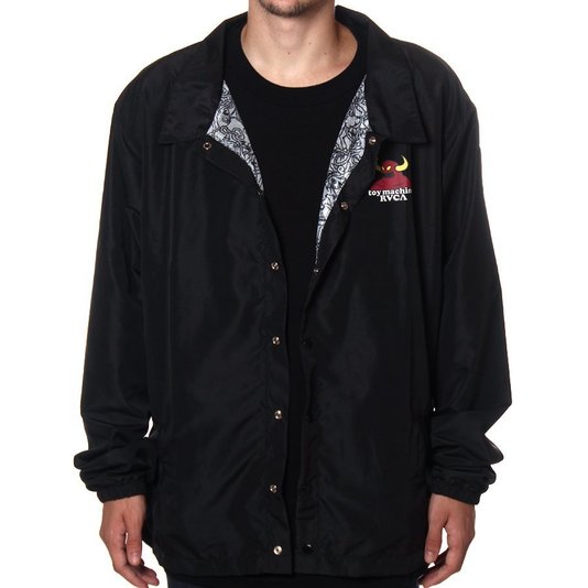Jaqueta RVCA x Toy Machine Windbreak Preto
