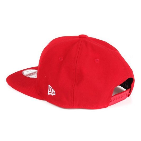 Bone New Era La Basic Logo Vermelho