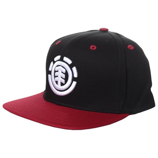 Boné Element Knustem Class R Preto/Vermelho