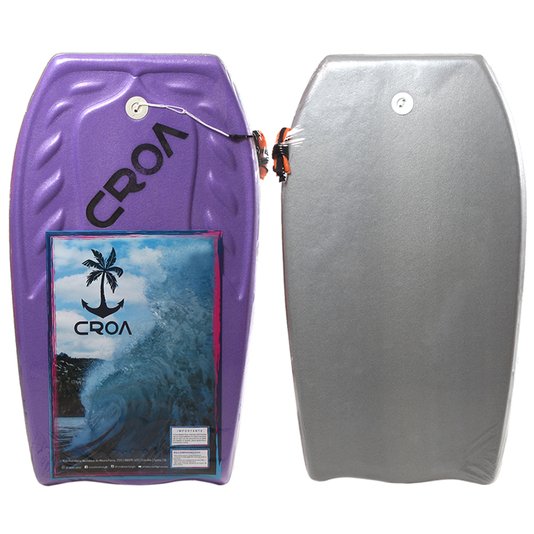 Prancha Bodyboard Croa Basic Roxo/Cinza